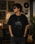 Old School Music Oversized Tshirt